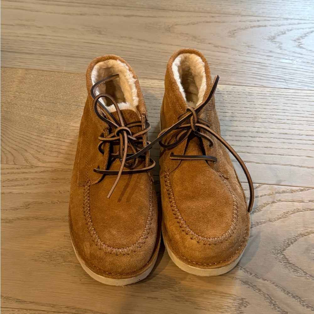 Mens Neumel Water Resistant Chukka Boot Tan Suede Moccasin Boots